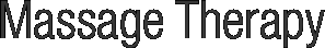 Massage Therapy